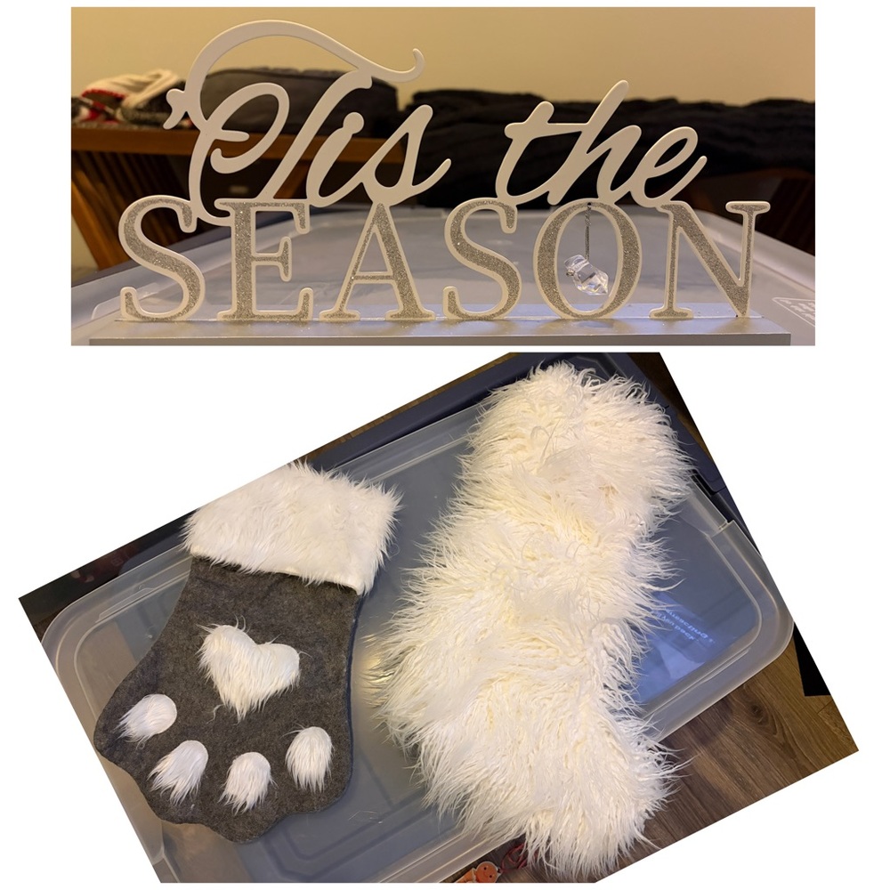 🏷️ 3/$75 Deal 🫱🏻‍🫲🏽 Pet Stockings Christmas Duo for Cat & Dog Furbabies + Plaque